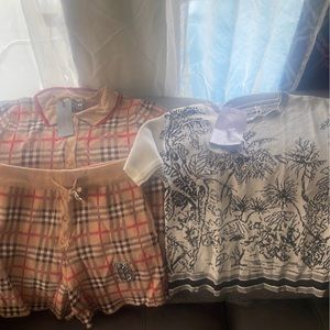 Knitted shirt and short